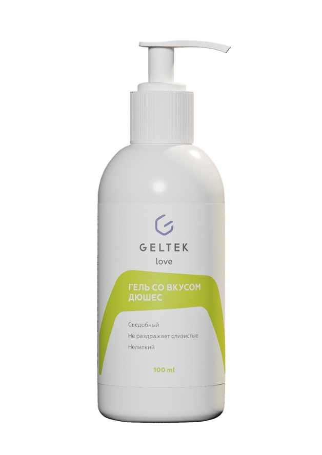 Лубрикант Geltek Love со вкусом дюшес 100мл р - в интернет-магазине tut-beauty.by