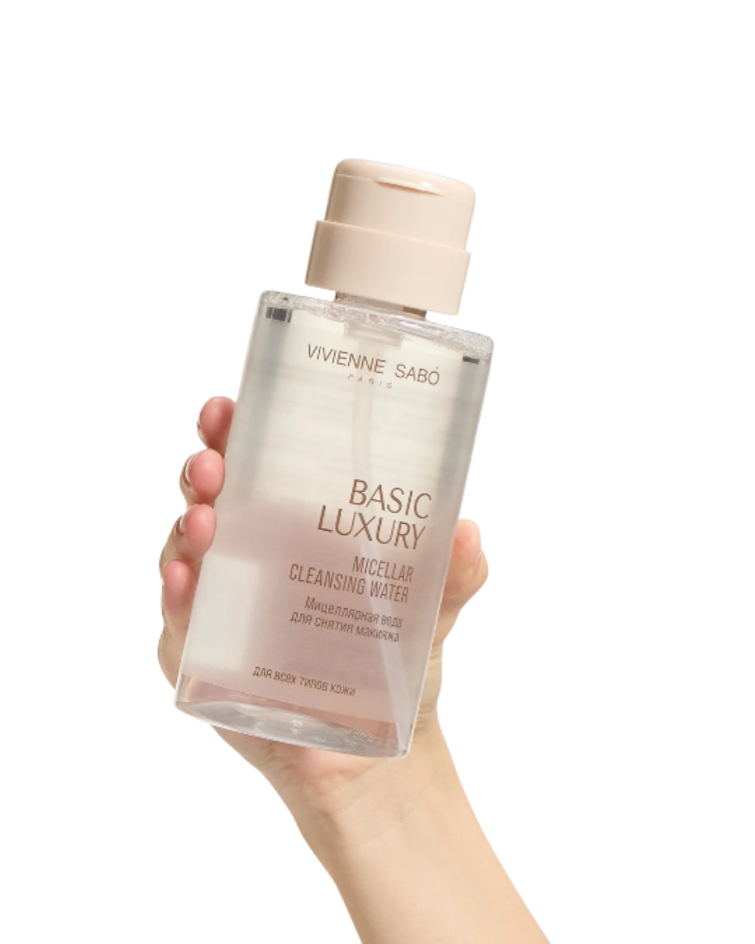 Мицеллярная вода для лица Vivienne Sabo Basic Luxury для снятия макияжа 440мл