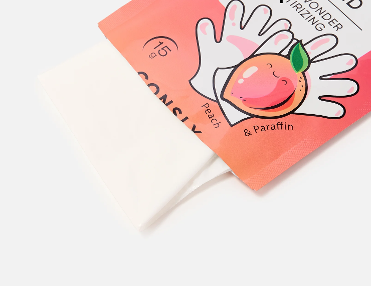 Парафин-маска для рук Consly Silky Wonder с экстрактом персика 15г - в интернет-магазине tut-beauty.by