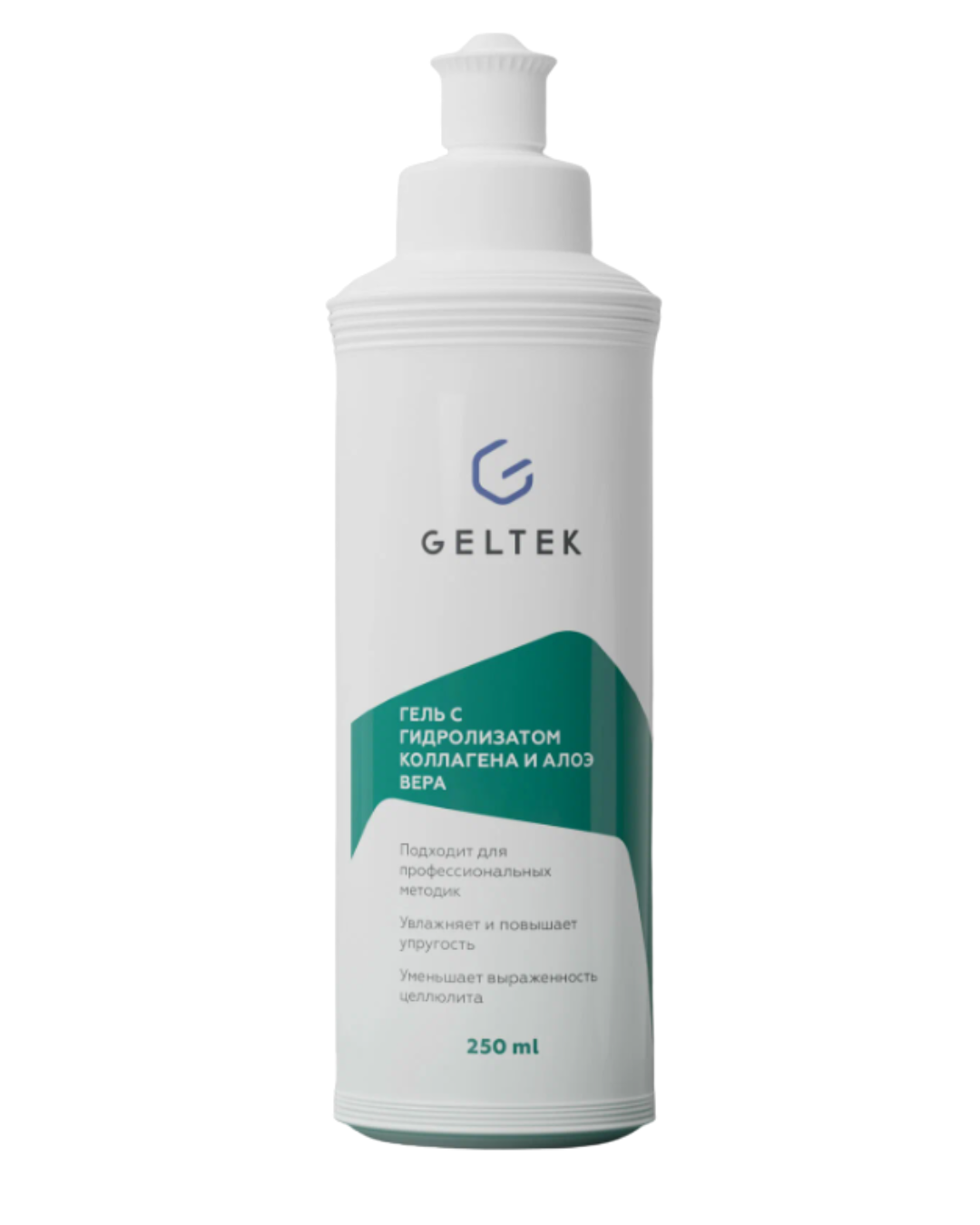 Гель для лица Geltek косметический контактный с гидролизатом коллагена и алоэ вера 250гр - в интернет-магазине tut-beauty.by