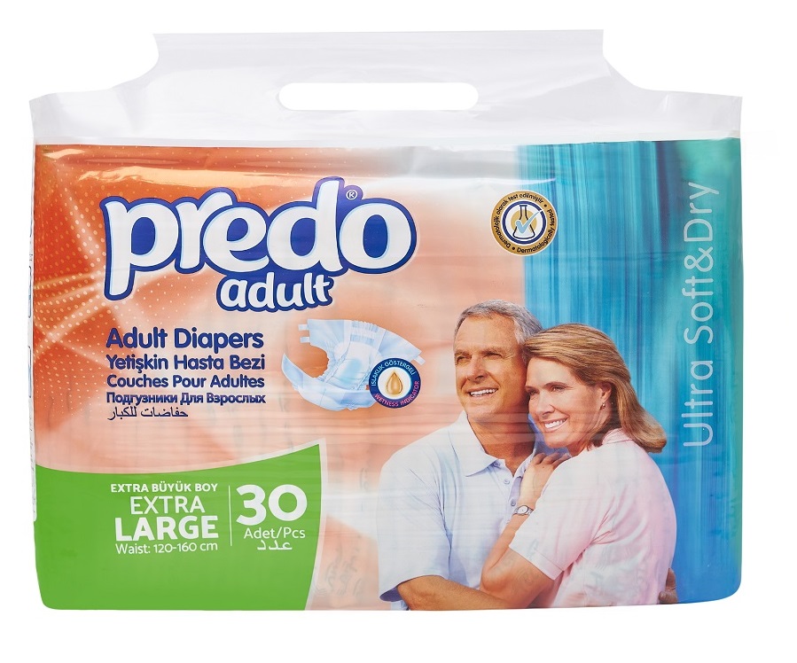 Подгузники Predo Adult для взрослых размер XL 30шт - в интернет-магазине tut-beauty.by