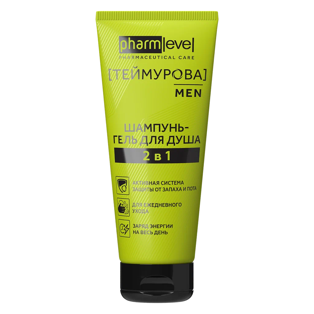 Шампунь-гель для душа Pharmlevel ТЕЙМУРОВА MEN 220мл - в интернет-магазине tut-beauty.by