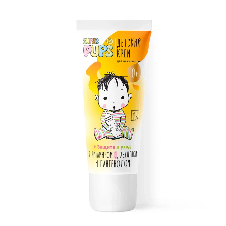 Крем для тела Super Pups детский 0+ защита и уход 75мл - в интернет-магазине tut-beauty.by