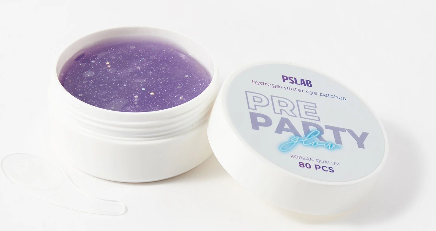 Патчи PSLAB PRE PARTY с гиалуроновой кислотой для интенсивного увлажнения 80шт