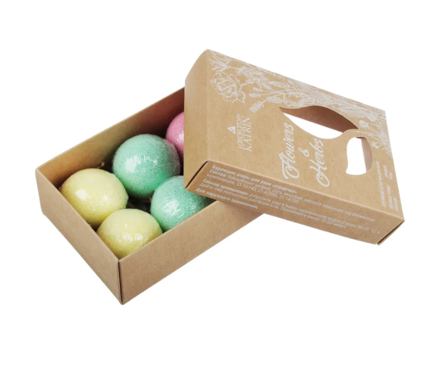 Набор Laboratory Katrin Fruits&Berries бурлящие шары 6х40г