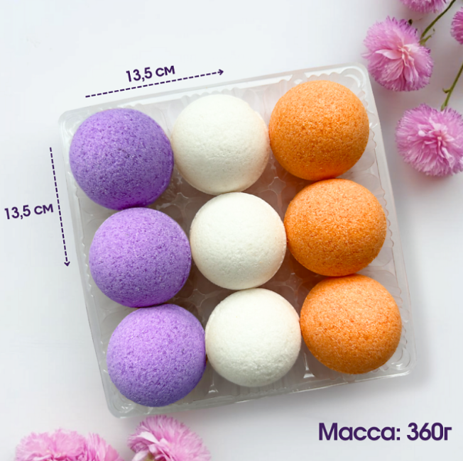 Набор Laboratory Katrin бурлящие шары С благодарностью 9х40гр