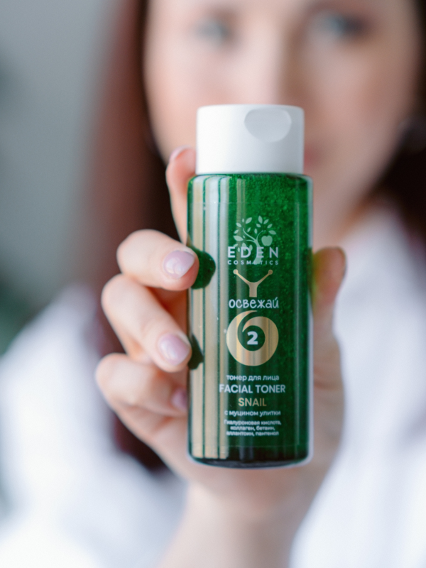 Тонер для лица Eden Snail с муцином улитки 200мл р - в интернет-магазине tut-beauty.by