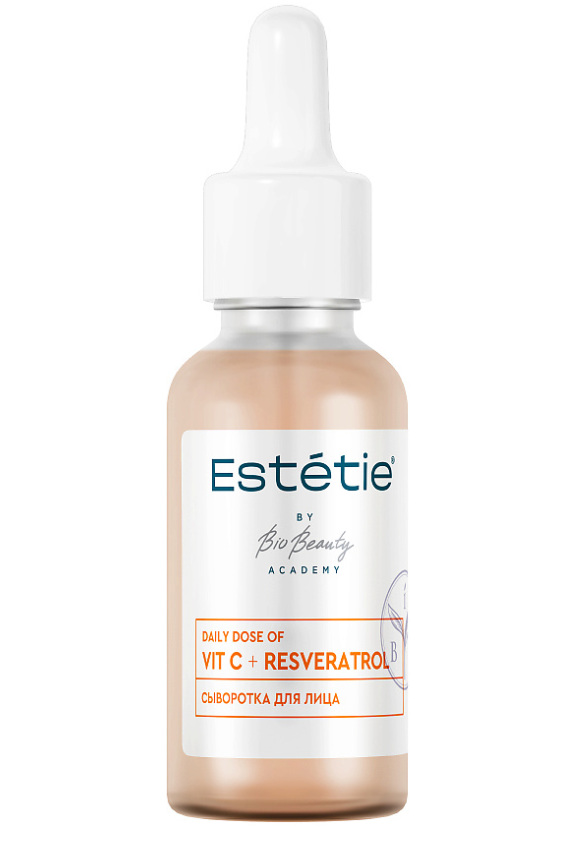 Сыворотка для лица Estetie Vit C + Resveratrol 30мл - в интернет-магазине tut-beauty.by