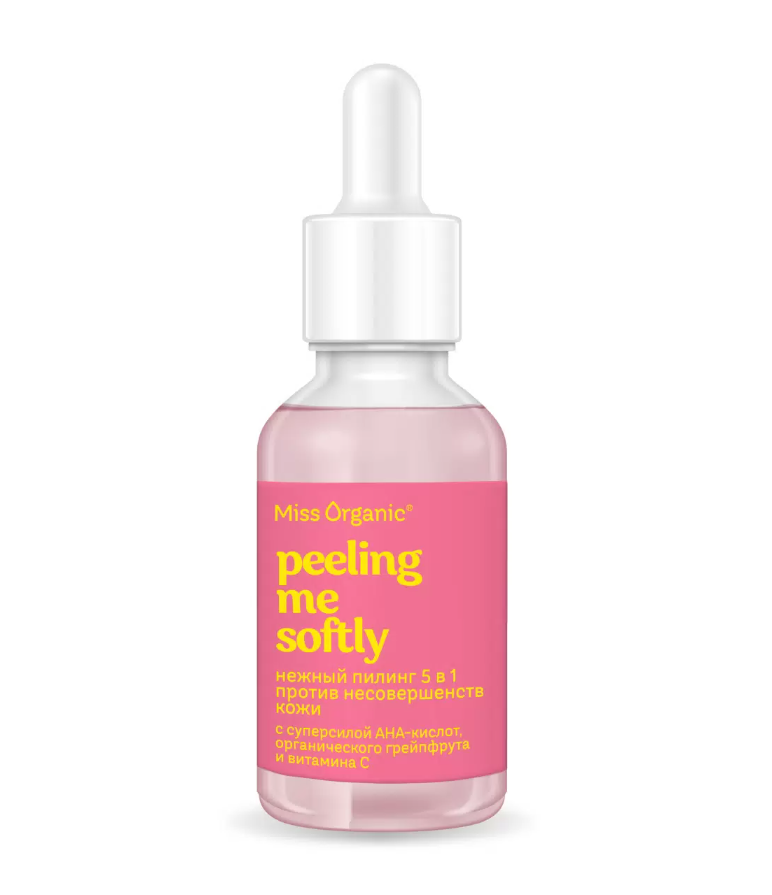 Пилинг для лица Miss Organic PEELING ME SOFTLY 5 в 1 30мл - в интернет-магазине tut-beauty.by