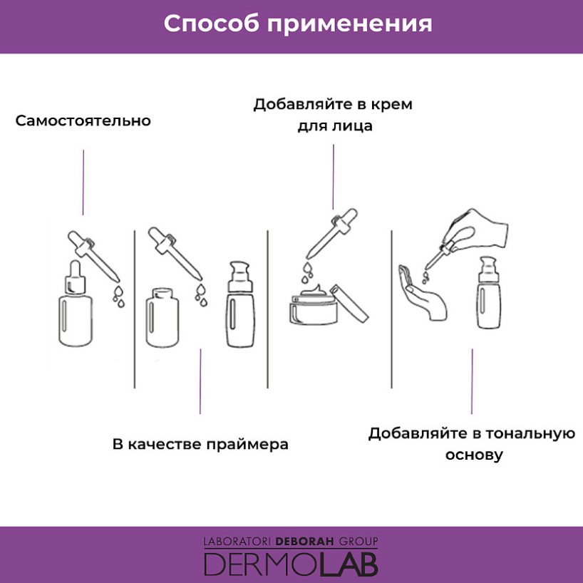 Сыворотка-бустер для лица Deborah Dermolab Anti-Wrinkle против первых морщин 30мл