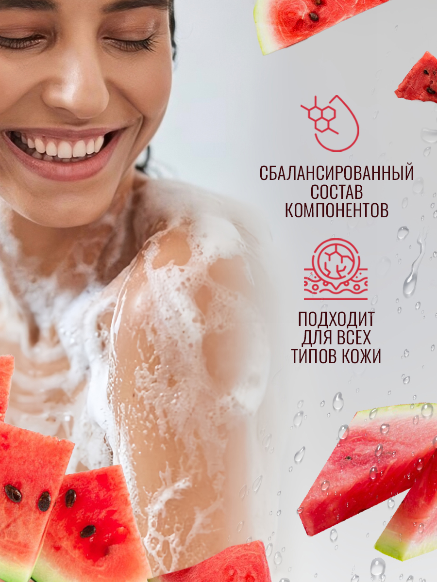 Гель для душа Eden Арбуз 320мл