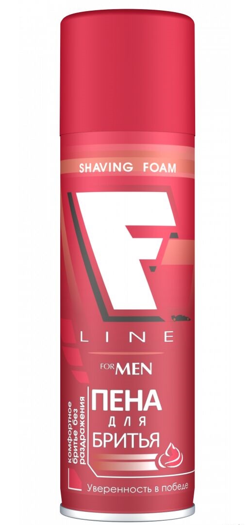 Пена для бритья F Line классическая Уверенность в победе 225мл