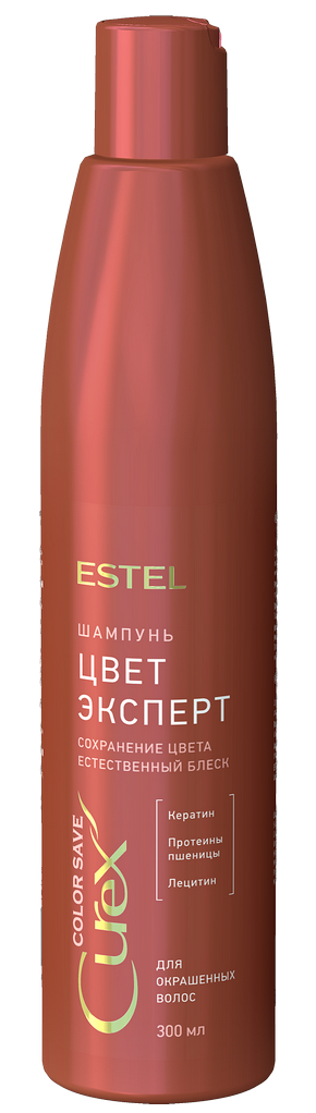 Шампунь для волос Estel Curex Color Save цвет-эксперт для окрашенных 300мл р