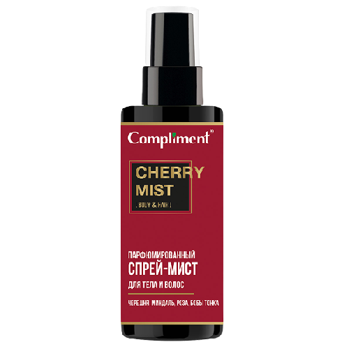 Спрей-мист для тела и волос Compliment CHERRY парфюмированный 110мл