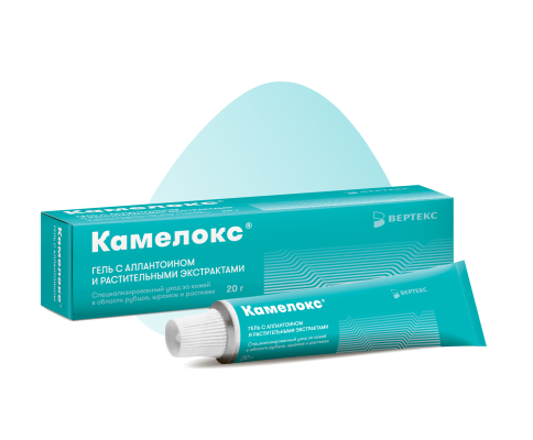 Гель для лица и тела Камелокс с аллантоином и растительными экстрактами 20гр - в интернет-магазине tut-beauty.by