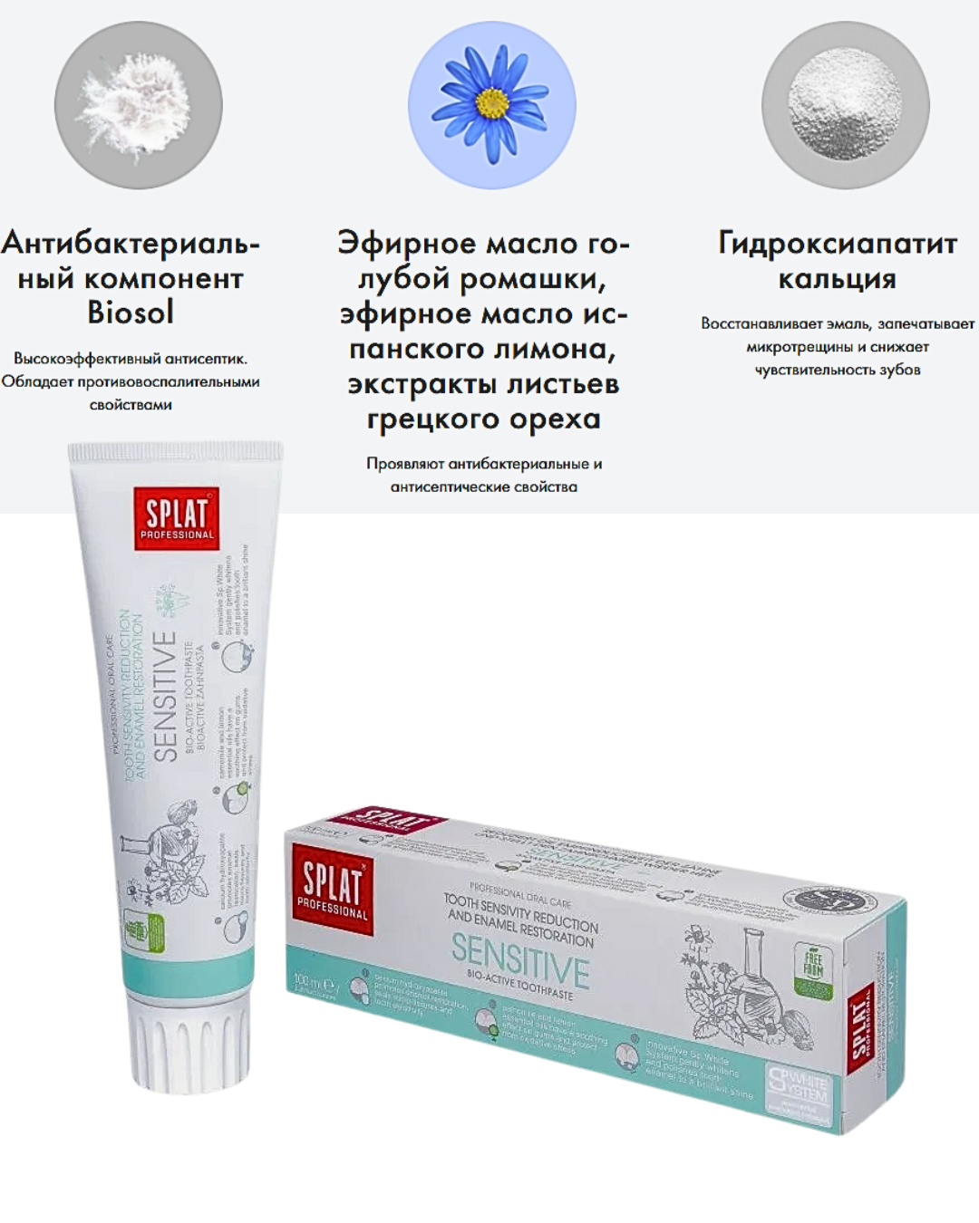 Зубная паста SPLAT Professional SENSITIVE 100мл