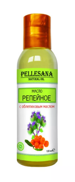 Масло репейное Pellesana с облепиховым маслом 100мл - в интернет-магазине tut-beauty.by