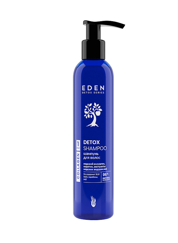 Шампунь для волос Eden Detox Collagen 350мл - в интернет-магазине tut-beauty.by