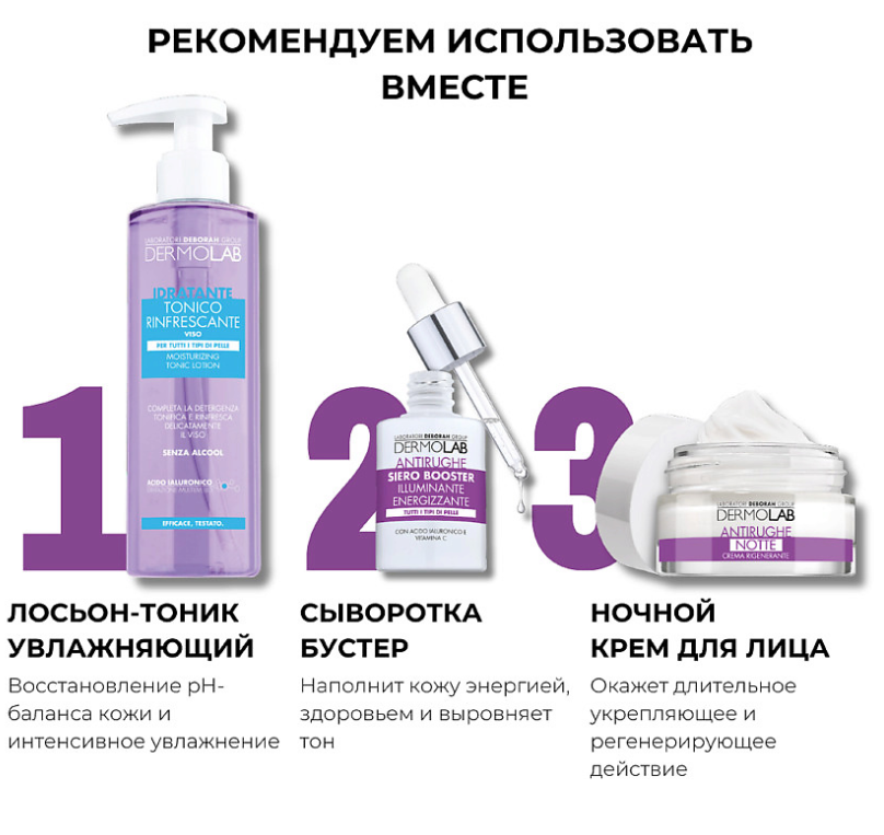 Крем для лица Deborah Dermolab SPF10 Anti-Wrinkle Firming дневной против первых морщин 50мл