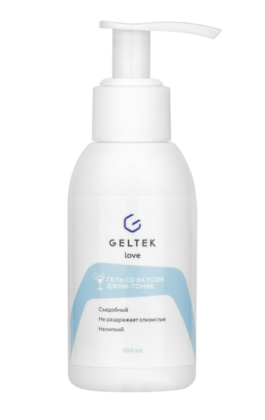 Лубрикант Geltek Love со вкусом джин-тоник 100мл р - в интернет-магазине tut-beauty.by