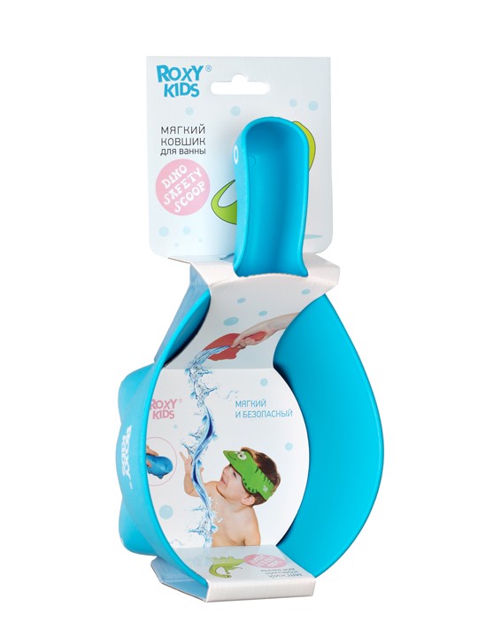 Ковш для ванны Roxy Kids Dino Safety Scoop для купания синий