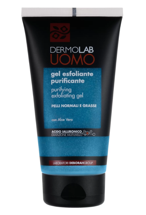 Гель для умывания Deborah Dermolab Uomo эксфолиант 150мл