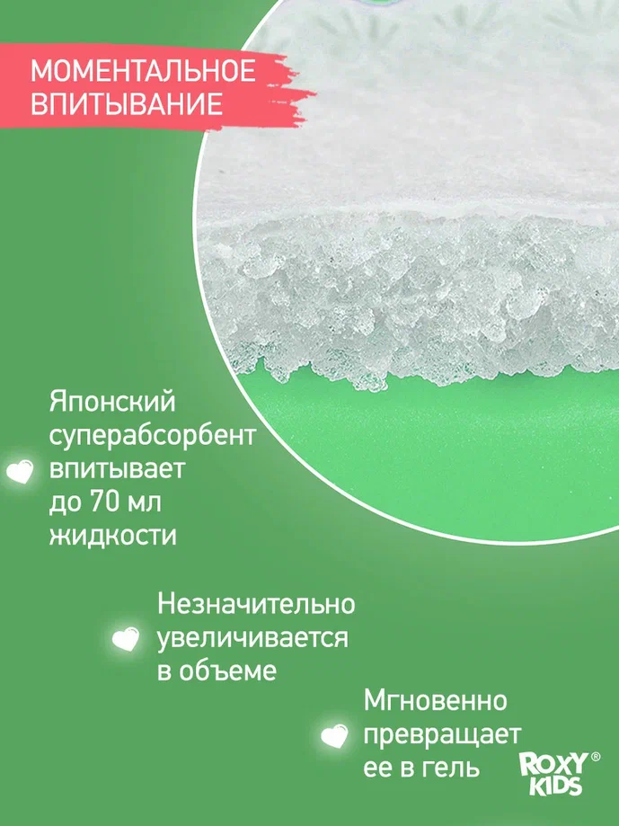 Прокладки для груди Roxy Kids HOME&TRAVEL ультратонкие 36шт
