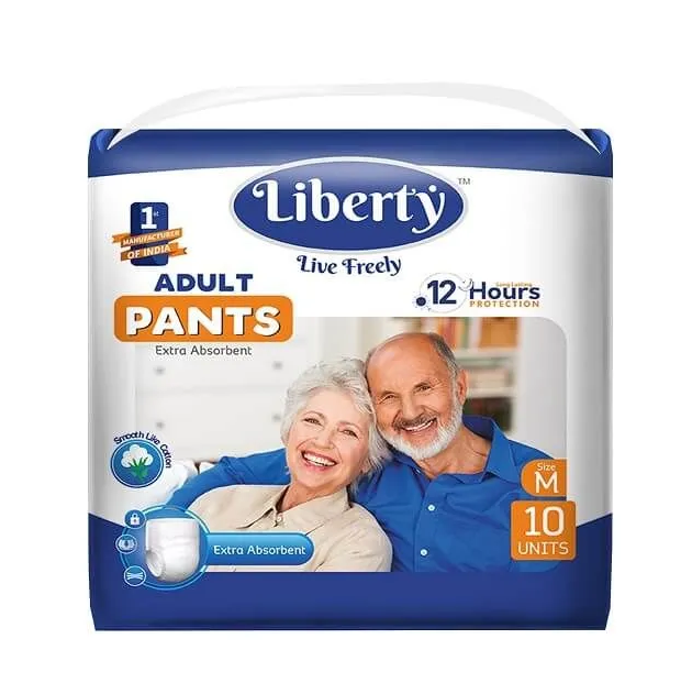 Подгузники-трусики Liberty Adult Premium Pants размер M объём талии 61-115см 10шт - в интернет-магазине tut-beauty.by