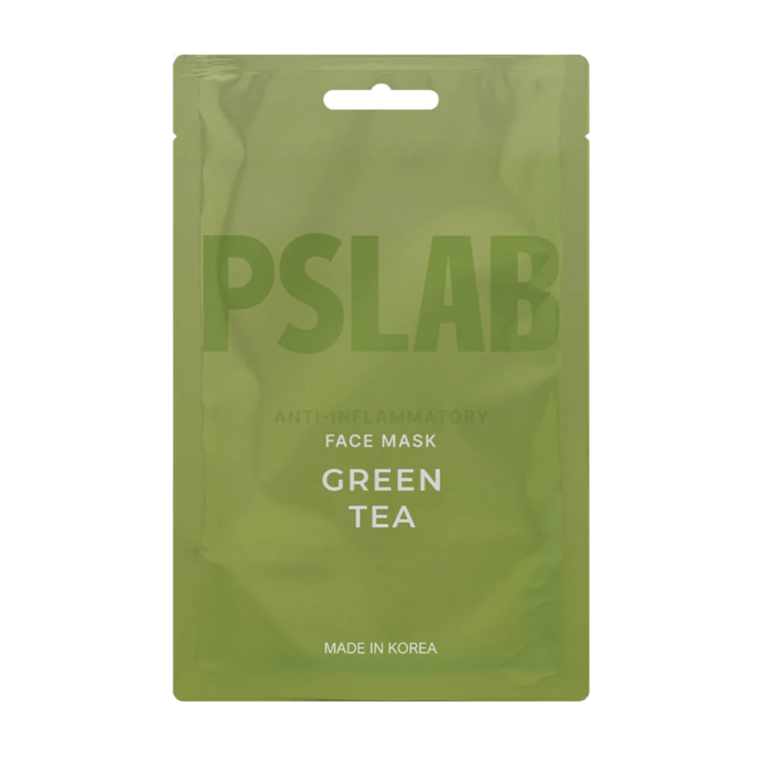 Маска для лица PSLAB Противовоспалительна с экстрактом зеленого чая 21мл