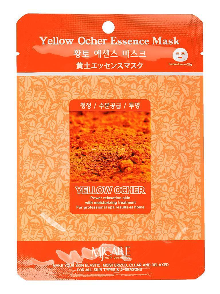 Маска для лица Mjcare Охра Yellow Ocher Essence Mask с экстрактом жёлтой охры 23г - в интернет-магазине tut-beauty.by