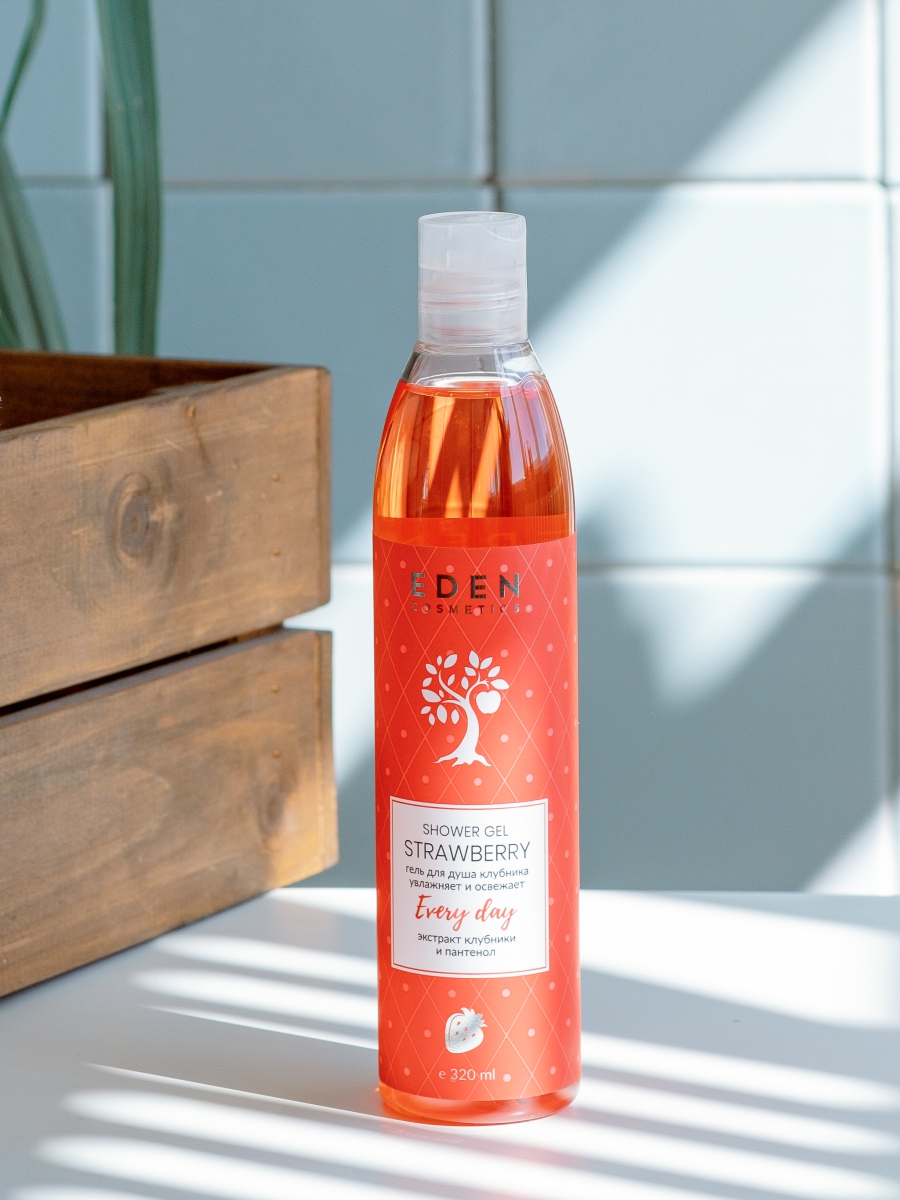 Гель для душа Eden Клубника 320мл