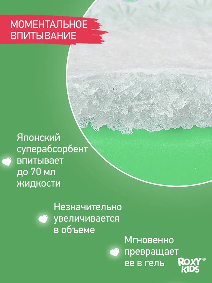 Прокладки для груди Roxy Kids HOME&TRAVEL ультратонкие 60шт