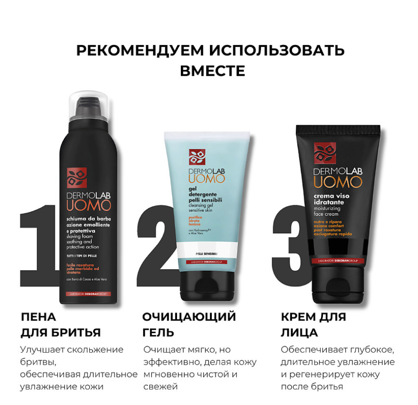 Лосьон после бритья Deborah Dermolab успокаивающий 120мл