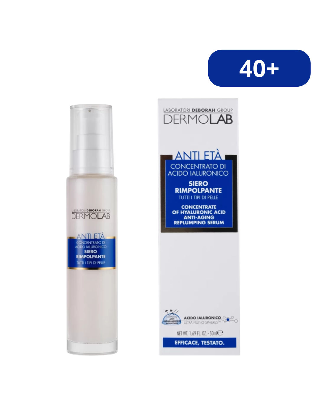 Сыворотка-концентрат для лица Deborah Dermolab Anti-Aging антивозрастная 50мл