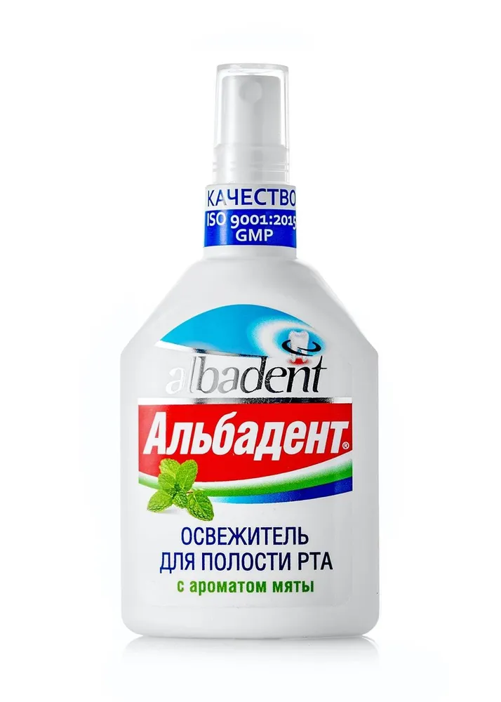 Освежитель для полости рта Альбадент с ароматом мяты 35мл
