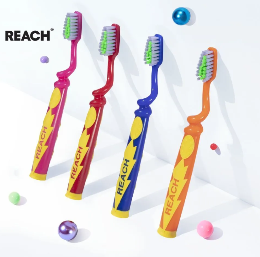 Зубная щетка Reach Wonder Grip детская от 6 до 12 лет
