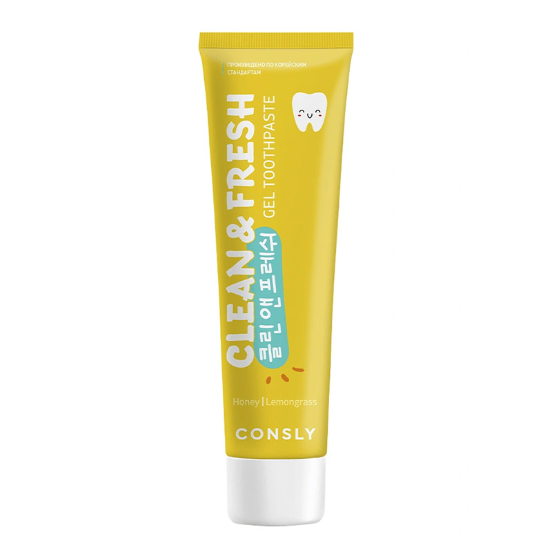 Зубная паста Consly Clean&Fresh гелевая с экстрактами мёда и лемонграсса 105гр - в интернет-магазине tut-beauty.by