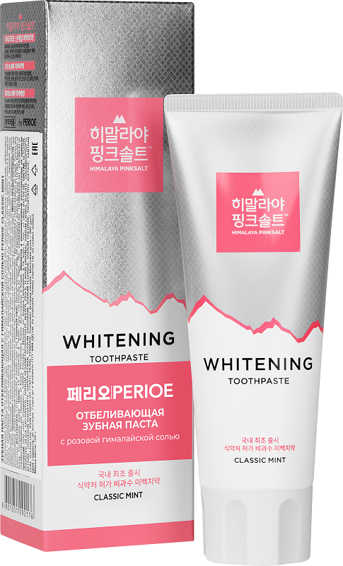 Зубная паста PERIOE Classic mint отбеливающая с гималайской солью 100г - в интернет-магазине tut-beauty.by