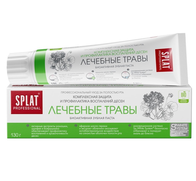 Зубная паста SPLAT Лечебные травы 130гр