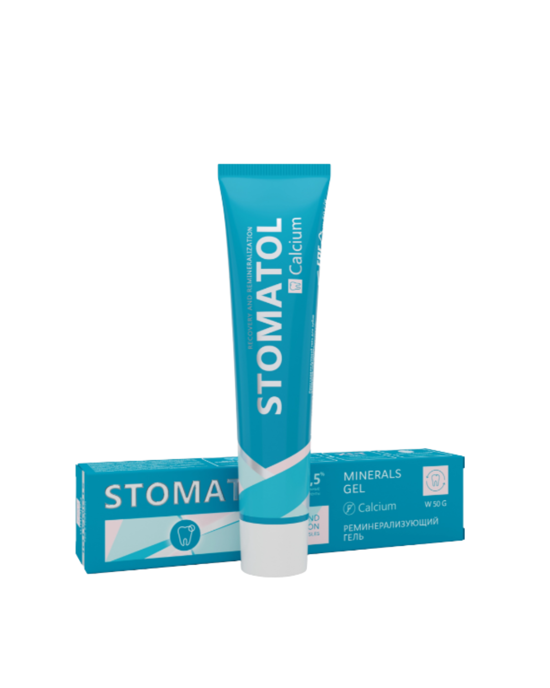 Гель для зубов Stomatol Calcium реминерализующий 50гр - в интернет-магазине tut-beauty.by