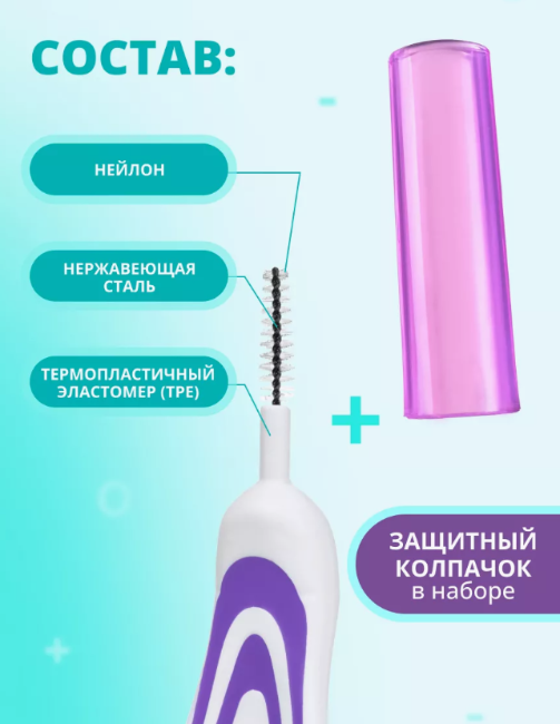 Межзубные ершики PresiDENT Profi  M 1.0 мм - в интернет-магазине tut-beauty.by