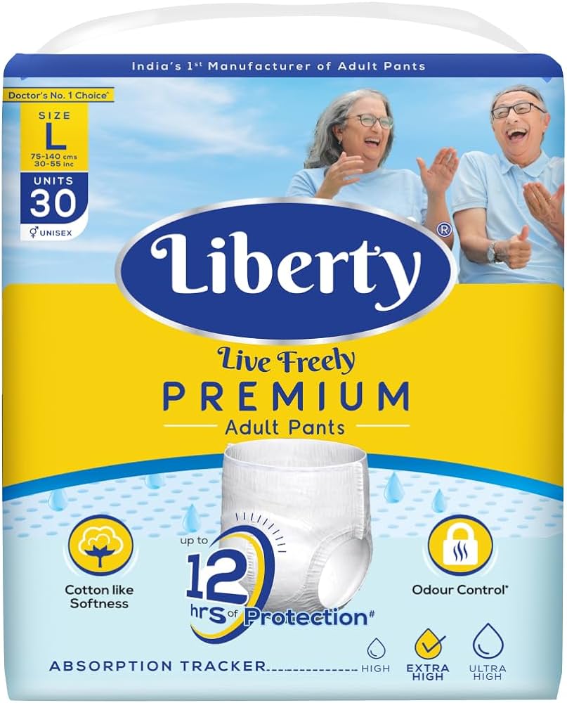 Подгузники-трусики Liberty Adult Pants Premium Pants XL объём талии 96-165см 30шт - в интернет-магазине tut-beauty.by