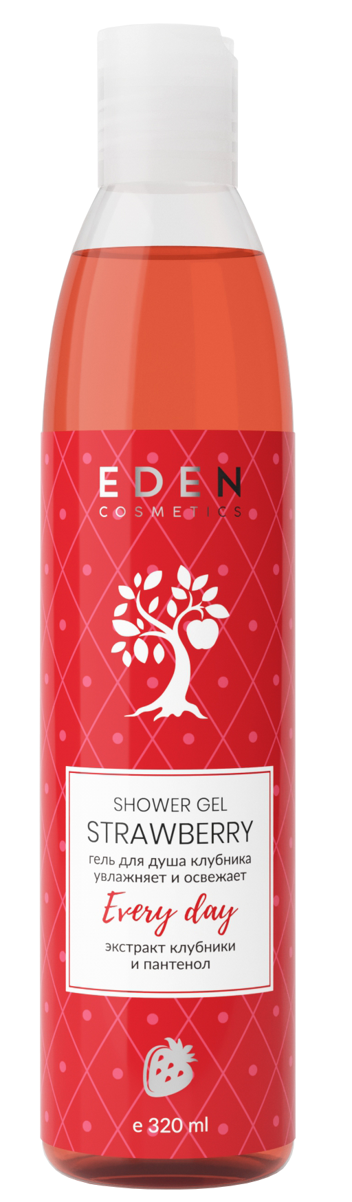 Гель для душа Eden Клубника 320мл