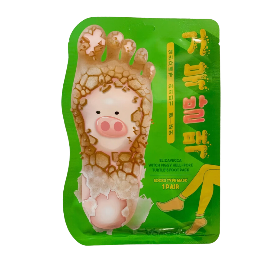 Маска для ног Elizavecca Witch Piggy Hell-Pore Turtles Foot Pack 40г - в интернет-магазине tut-beauty.by