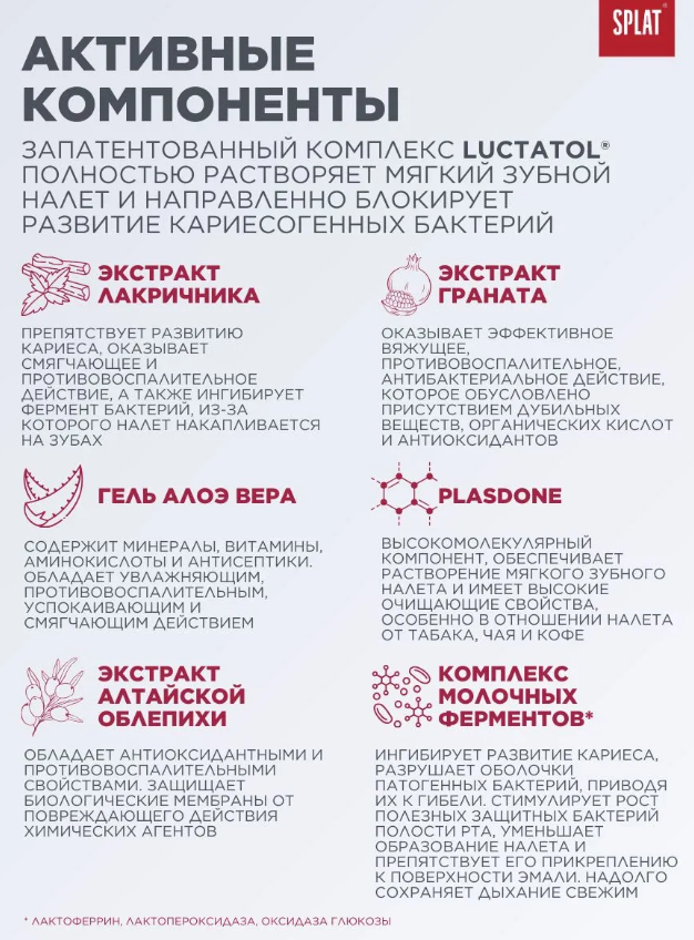 Пенка для полости рта SPLAT 2 в 1 малина 50мл