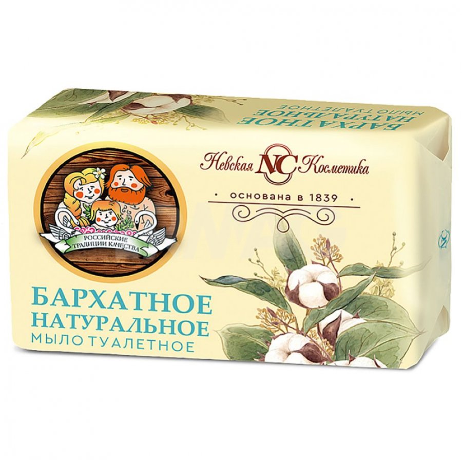Мыло Невская Косметика Бархатное Натуральное 180г