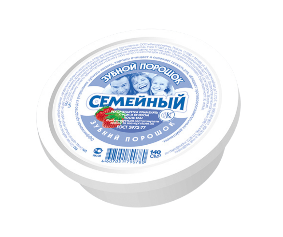 Зубной порошок Фитокосметик Семейный 75гр - в интернет-магазине tut-beauty.by