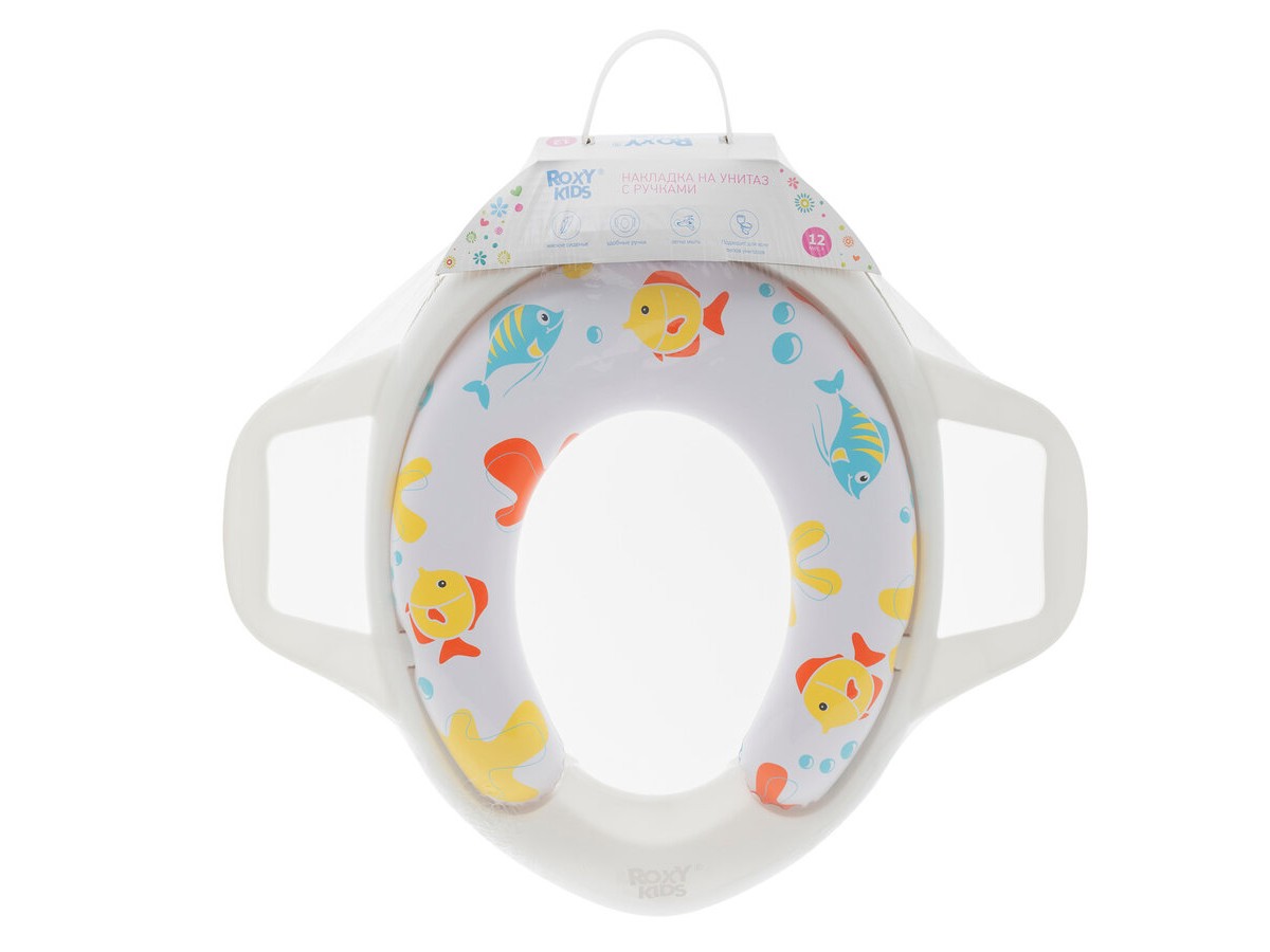 Накладка на унитаз Roxy Kids Fishline с ручками в стороны