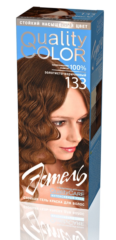 Краска для волос Estel Quality Color тон 133 золотисто-коричневый - в интернет-магазине TUT-BEAUTY.BY с доставкой.