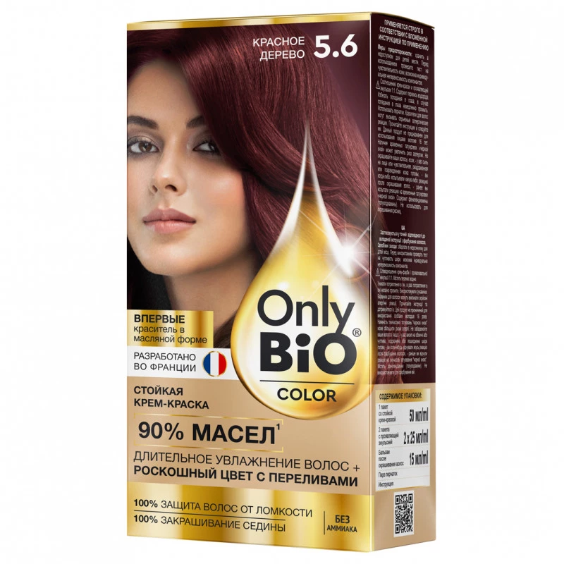 Краска для волос Fitocolor Only Bio COLOR 5.6 Красное дерево 115мл - в интернет-магазине tut-beauty.by